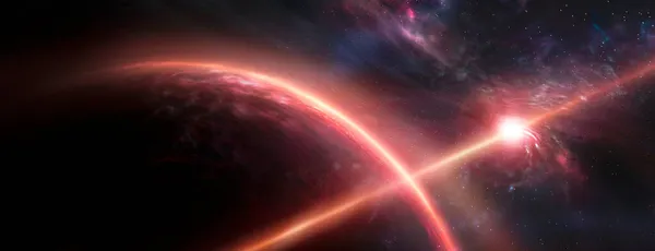 Абстрактное Фантастическое Пространство Вселенной Космический Фон Туманностью Звездами Тёмный Космический — стоковое фото