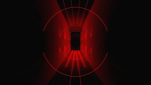 Mörk Abstrakt Futuristisk Modern Neon Bakgrund Futuristiska Utrymme Mörk Bakgrund — Stockfoto