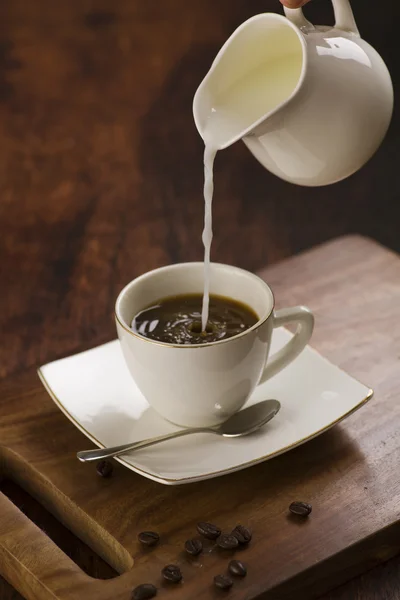 Coffee with milk — Stock Photo, Image