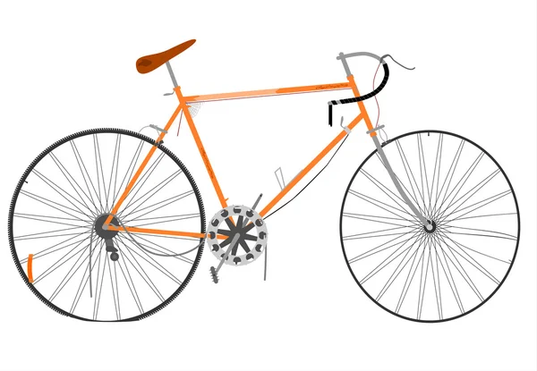 Bicicleta rota . — Vector de stock