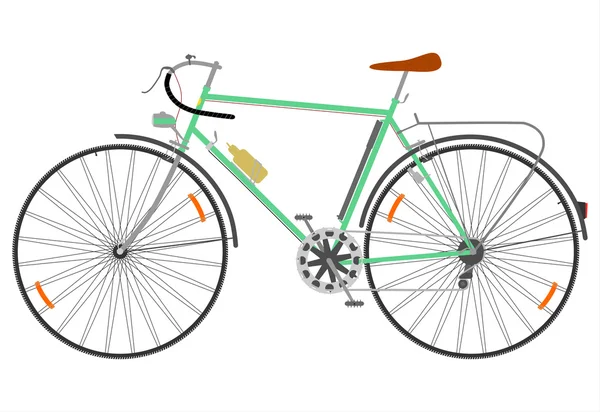 Vélo de route rétro . — Image vectorielle