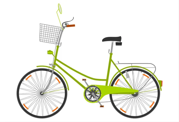 Vélo pliant . — Image vectorielle