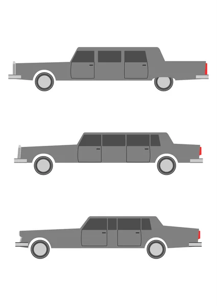 Limousines. — Stockvector