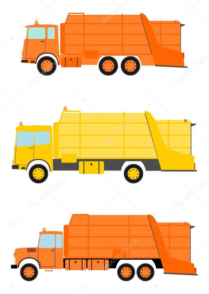 Garbage truck set