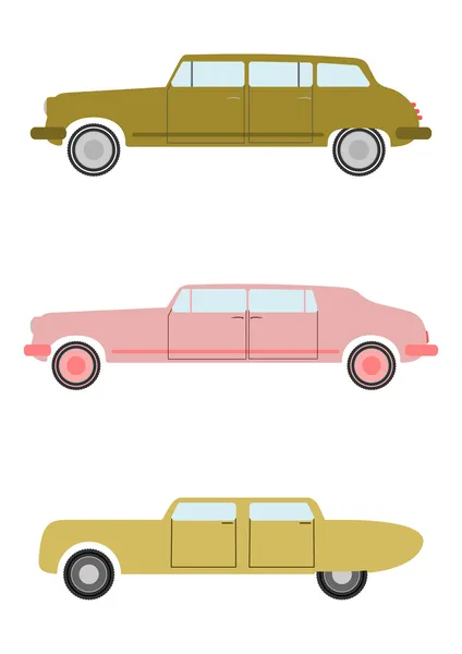 Car set — Stock Vector