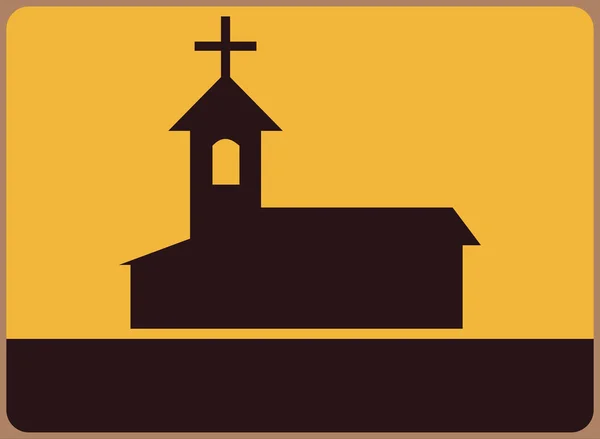 Simbol gereja - Stok Vektor