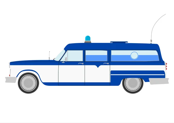 Carro de la estación retro . — Vector de stock