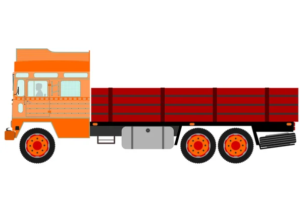 Indian lorry — Stock Vector