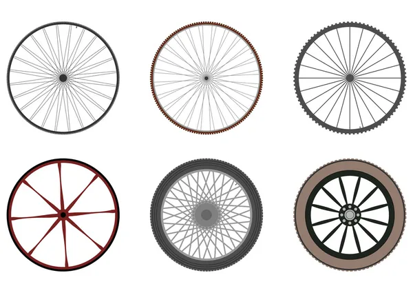Jeu de roues — Image vectorielle