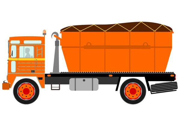 Garbage truck — Stock Vector