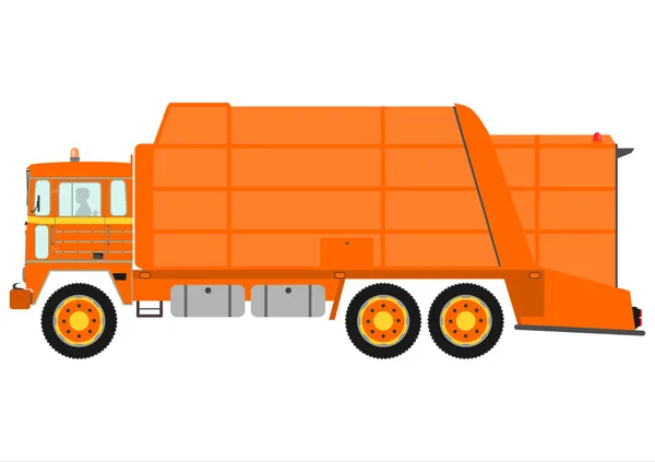Garbage truck — Stock Vector
