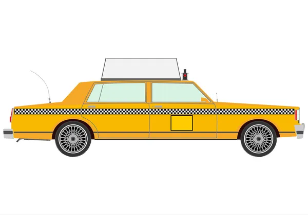 Yellow cab — Stock Vector