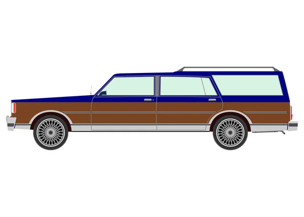 Dodávkový automobil — Stockový vektor