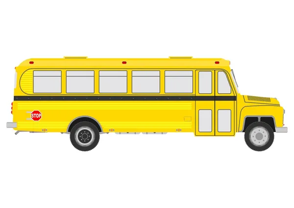 Retro Autobus szkolny — Wektor stockowy