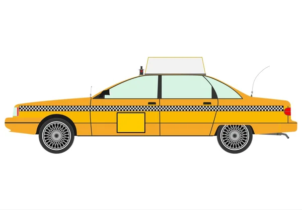 Yellow cab — Stock Vector