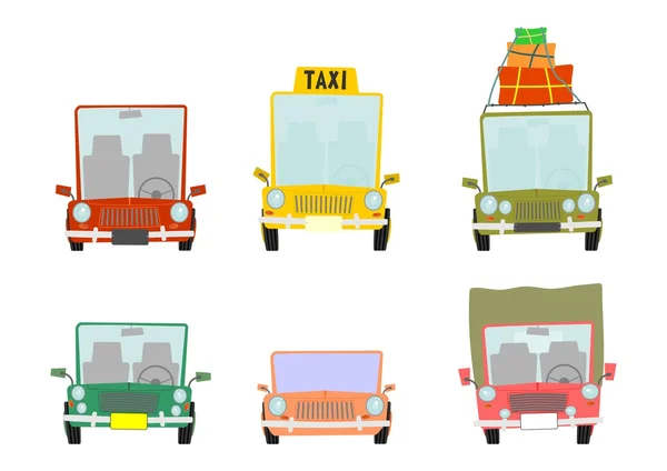 Cartoon voitures — Image vectorielle