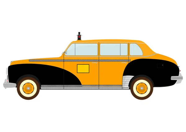 Taxi amarillo — Stockvector