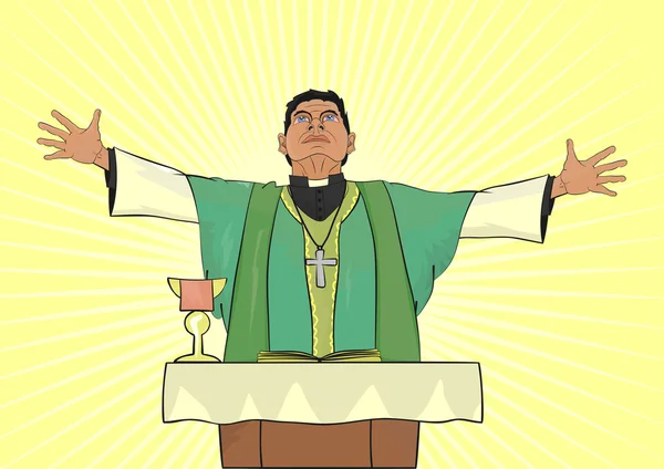 Священик — стоковий вектор