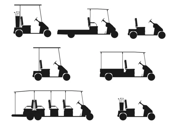 Carrello da golf — Vettoriale Stock