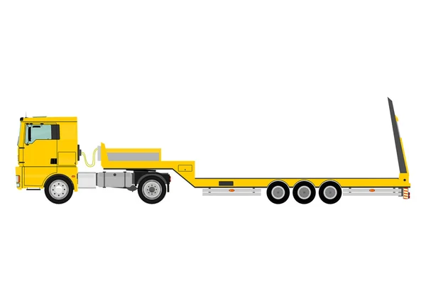 Truck with trailer — Stock Vector