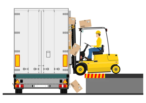 Çatal kaldırma kamyonu