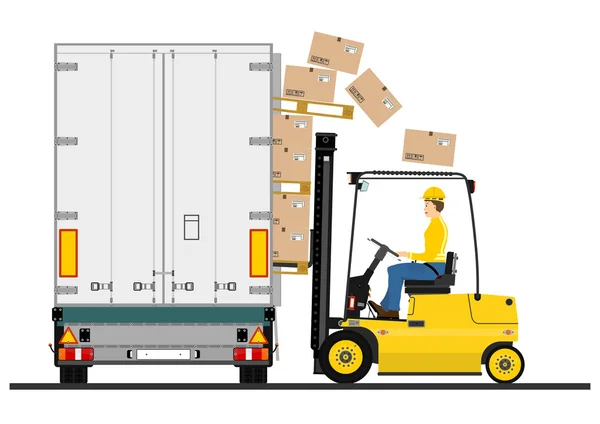 Çatal kaldırma kamyonu