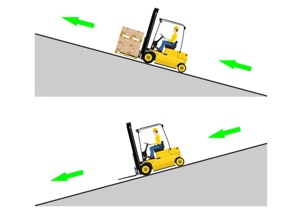Forklift — Stok Vektör