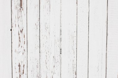 White wooden planks texture. Vertical clipart