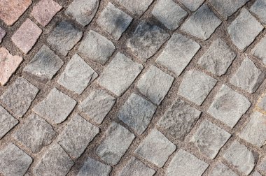 Gray cobblestones clipart