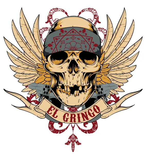 El gringo — Vettoriale Stock