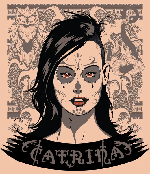 Catrina — Archivo Imágenes Vectoriales