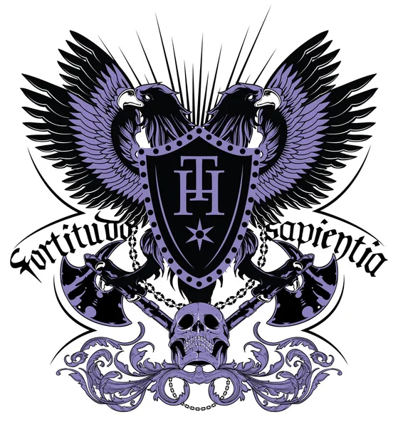 Fortitudo sapientia — Stockvektor