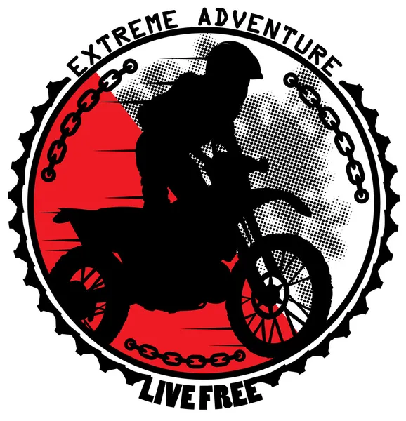 Extreme adventure — Stock Vector