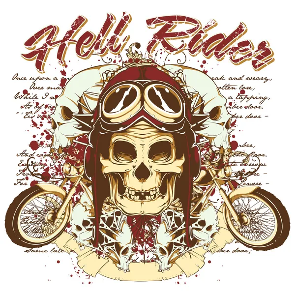 Hell rider — Stock Vector