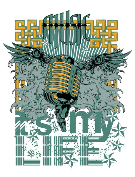 Music it's my life Vector Graphics