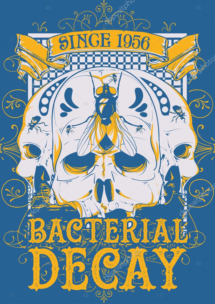 Bacterial decay Stock Vector Image by 40713053