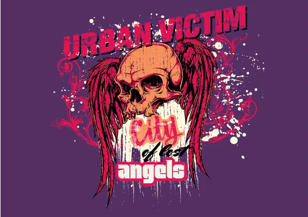 Urban victim — Stock Vector