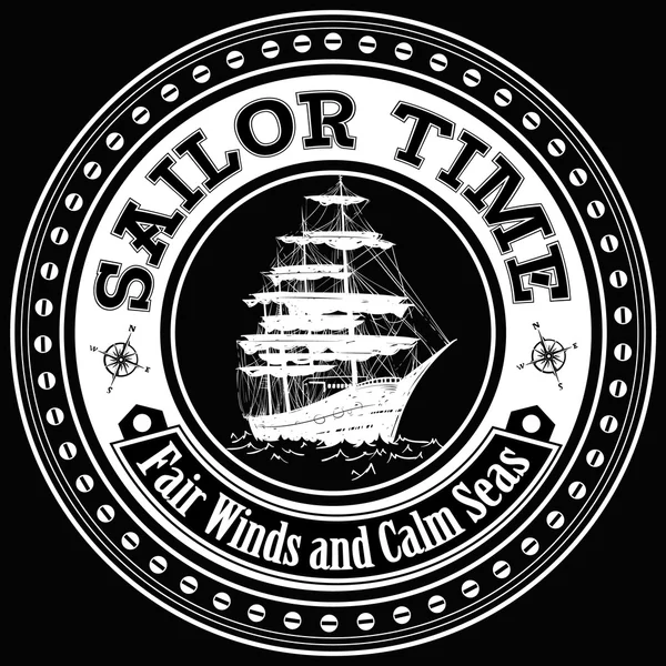 Время моряка — стоковый вектор