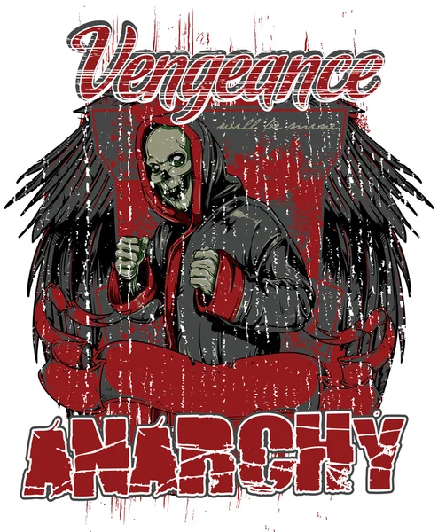 Vengeance is mine — Stock Vector