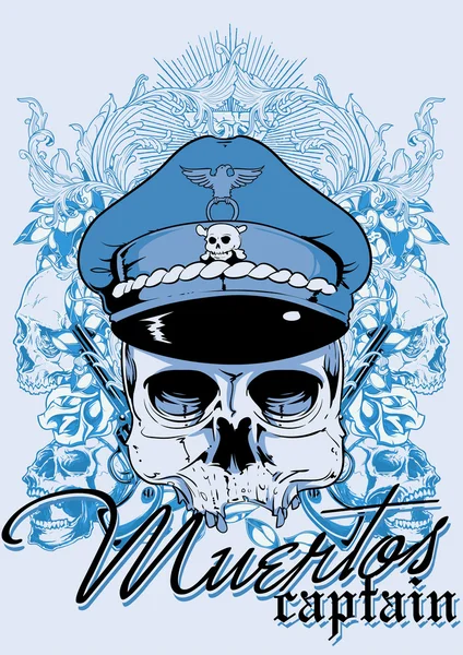 Capitaine Muertos — Image vectorielle