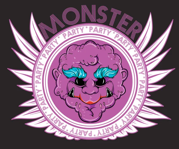 Monster párty — Stockový vektor