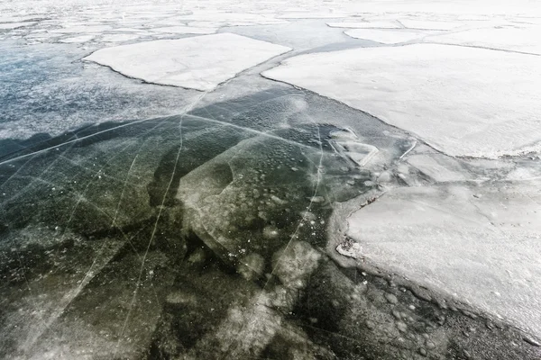 氷の亀裂 — ストック写真