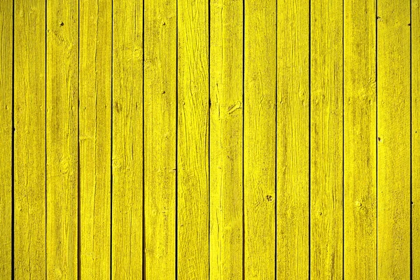 Vecchi pannelli di legno giallo — Foto Stock