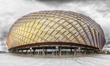 Tele2 arena içinde bulunan johannesho, stockholm, İsveç Stokholm küre şehir