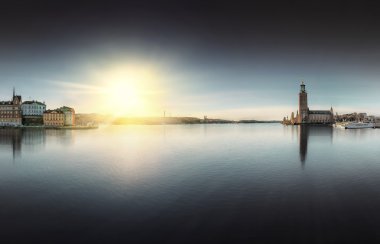 Stockholm city hall ile riddarholmen