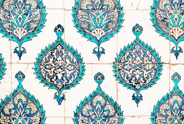 istanbul'da Topkapı Sarayı seramik plakalar