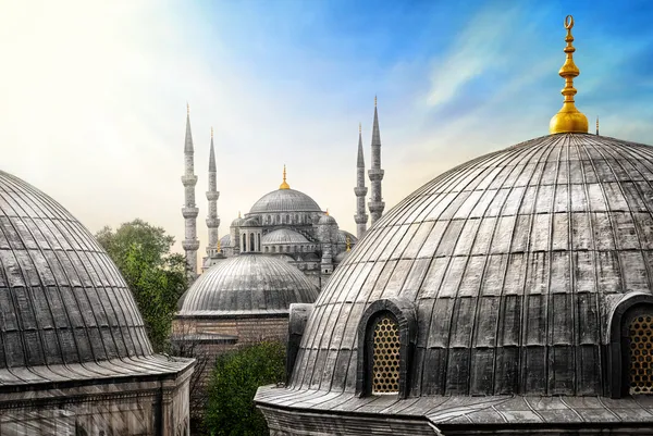 Modrá mešita v Istanbulu Stock Obrázky