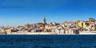 Karaköy semtinde Galata Kulesi