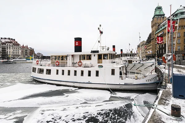 Stockholm archipel boten — Stockfoto