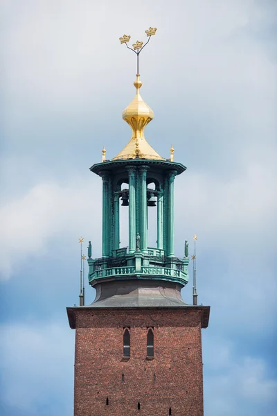 Torre da Câmara Municipal de Estocolmo — Fotografia de Stock